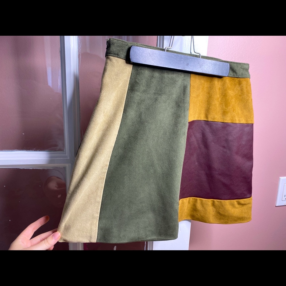 Color block Miniskirt